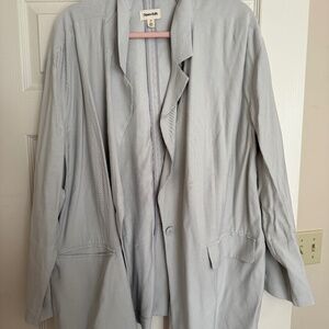 OPEN EDIT light grey oversized blazer Size 2XL